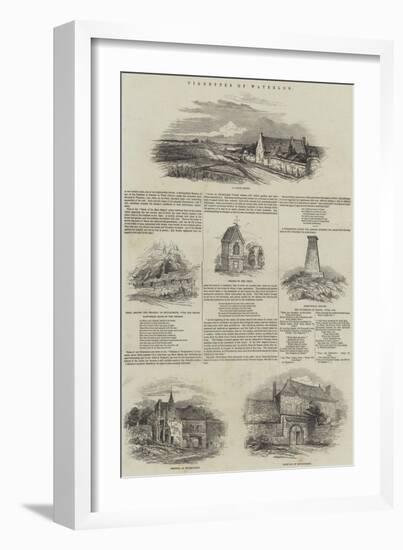 Vignettes of Waterloo-null-Framed Giclee Print