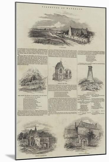 Vignettes of Waterloo-null-Mounted Giclee Print