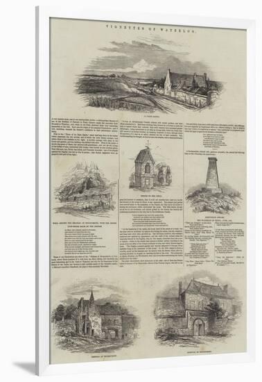 Vignettes of Waterloo-null-Framed Giclee Print