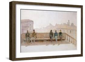 Vigo Bridge in Chioggia, 1898-Telemaco Signorini-Framed Giclee Print