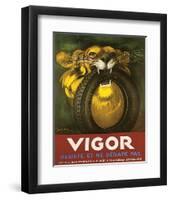 Vigor, Resiste Et Ne Derape Pas-null-Framed Art Print