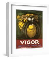 Vigor, Resiste Et Ne Derape Pas-null-Framed Art Print