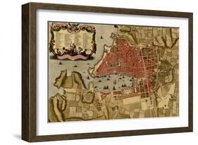 Vigos, Spain - 1700 - Battle of Vigo Bay-Anna Beeck-Framed Art Print