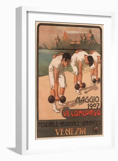 Vii Federal Gymnastics Competition, 1907-Giovanni Battista Carpanetto-Framed Giclee Print