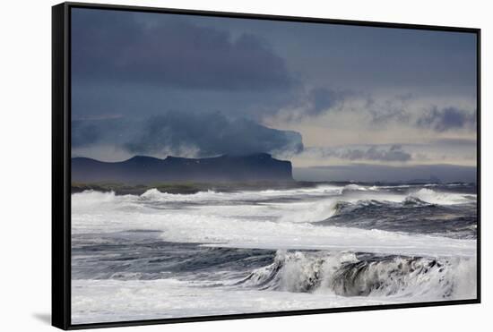 Vik Beach, Iceland, Polar Regions-Bill Ward-Framed Stretched Canvas