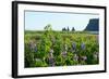 Vik, in the Background the Rock Needles Reynisdrangar-Catharina Lux-Framed Photographic Print