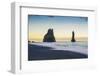 Vik, Southern Iceland. Reynisfjara Beach and Rock Formations.-Marco Bottigelli-Framed Photographic Print