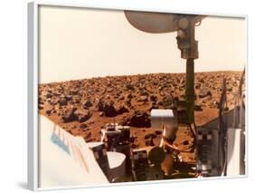 Viking 1 on the Martian Surface on July 24, 1976-null-Framed Photo