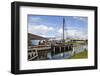 Viking Age Replica Ship and Viking Ship Hall-Stuart Black-Framed Photographic Print