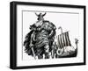 Viking and Longship-null-Framed Giclee Print