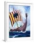 Viking Boat-null-Framed Giclee Print