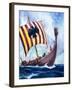 Viking Boat-null-Framed Giclee Print