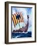 Viking Boat-null-Framed Giclee Print