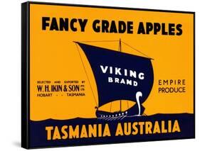 Viking Brand Fancy Grade Apples-null-Framed Stretched Canvas
