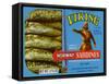 Viking Brank One-Layer Norway Sardines-null-Framed Stretched Canvas