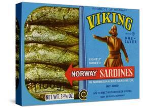 Viking Brank One-Layer Norway Sardines-null-Stretched Canvas