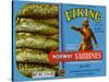 Viking Brank One-Layer Norway Sardines-null-Stretched Canvas