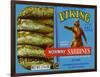 Viking Brank One-Layer Norway Sardines-null-Framed Art Print