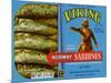 Viking Brank One-Layer Norway Sardines-null-Mounted Art Print