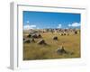 Viking Burial Ground of Lindholm Hoje-null-Framed Giclee Print