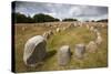 Viking Burial Ground with Stones Placed in Oval Outline of a Viking Ship-Stuart Black-Stretched Canvas