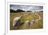 Viking Burial Ground with Stones Placed in Oval Outline of a Viking Ship-Stuart Black-Framed Photographic Print