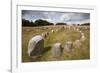 Viking Burial Ground with Stones Placed in Oval Outline of a Viking Ship-Stuart Black-Framed Photographic Print