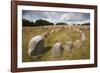 Viking Burial Ground with Stones Placed in Oval Outline of a Viking Ship-Stuart Black-Framed Photographic Print