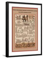 Viking Descendants Descend on the Angles and Saxons-Friedrich Hottenroth-Framed Art Print