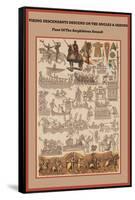 Viking Descendants Descend on the Angles and Saxons-Friedrich Hottenroth-Framed Stretched Canvas