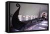 Viking Long Boat-Felipe Rodríguez-Framed Stretched Canvas