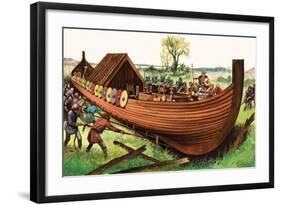 Viking Long-Ship, 1964-null-Framed Giclee Print