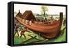 Viking Long-Ship, 1964-null-Framed Stretched Canvas