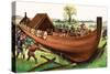 Viking Long-Ship, 1964-null-Stretched Canvas