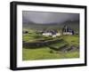 Viking Longhouse Dating from the 10th Century, Archaeological Site of Toftanes-Patrick Dieudonne-Framed Photographic Print