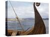 Viking Oseberg Ship, Haholmen, West Norway, Norway, Scandinavia-David Lomax-Stretched Canvas