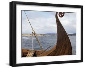 Viking Oseberg Ship, Haholmen, West Norway, Norway, Scandinavia-David Lomax-Framed Photographic Print