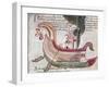 Viking Ship, 10th Century-null-Framed Giclee Print