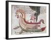 Viking Ship, 10th Century-null-Framed Giclee Print