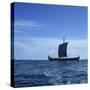 Viking Ship, Gaia, Replica of the Gokstad, Greenland, Polar Regions-David Lomax-Stretched Canvas