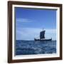 Viking Ship, Gaia, Replica of the Gokstad, Greenland, Polar Regions-David Lomax-Framed Photographic Print