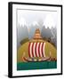 Viking Ship-Nikola Knezevic-Framed Art Print