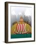 Viking Ship-Nikola Knezevic-Framed Art Print