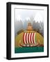 Viking Ship-Nikola Knezevic-Framed Art Print