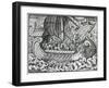 Viking Ship-null-Framed Giclee Print