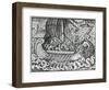 Viking Ship-null-Framed Giclee Print