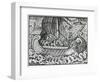 Viking Ship-null-Framed Giclee Print