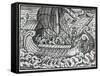 Viking Ship-null-Framed Stretched Canvas