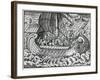 Viking Ship-null-Framed Giclee Print