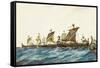 Viking Ships of the King Olaf I of Norway (995-1000)-null-Framed Stretched Canvas